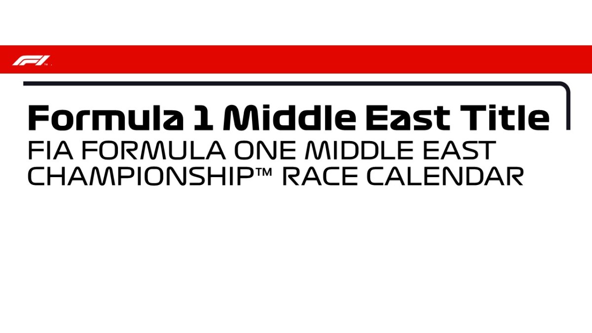 Formula One Middle East Continental&nbsp;Title