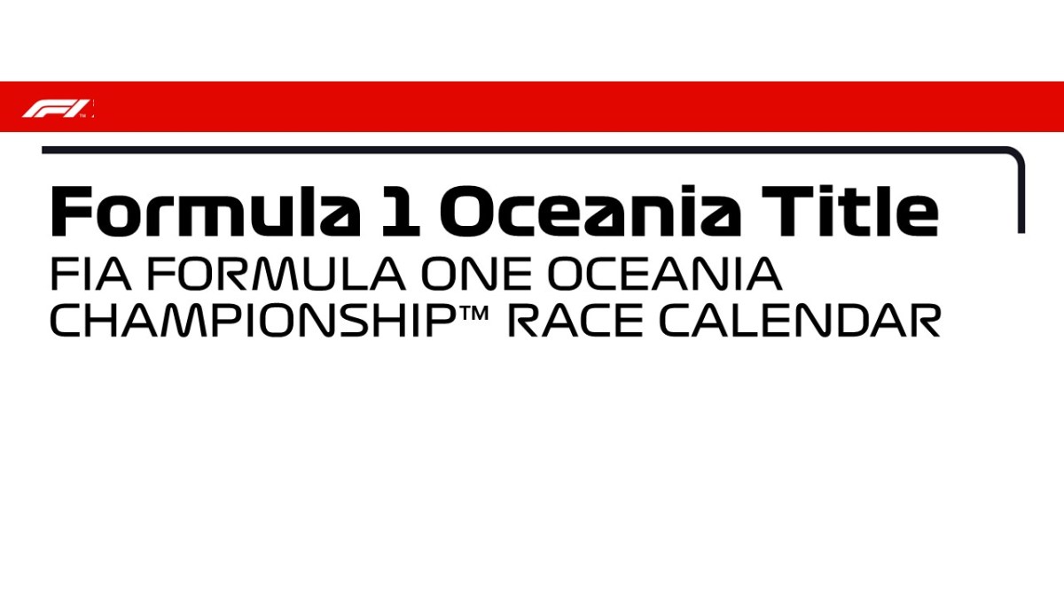 Formula One Oceania Continental&nbsp;Title